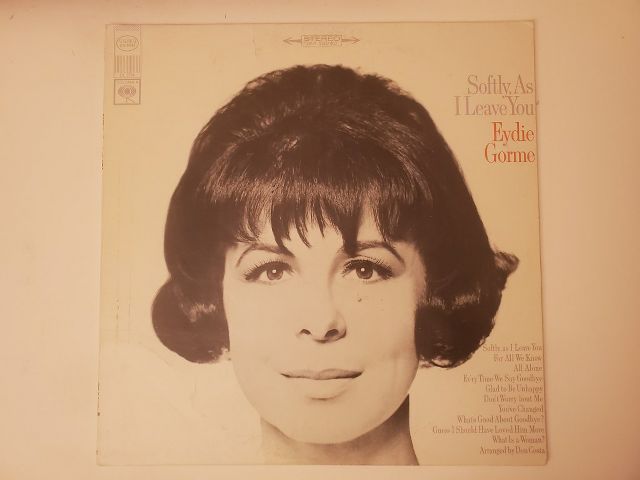 Eydie Gorme Softly, As I Leave You vinyl record