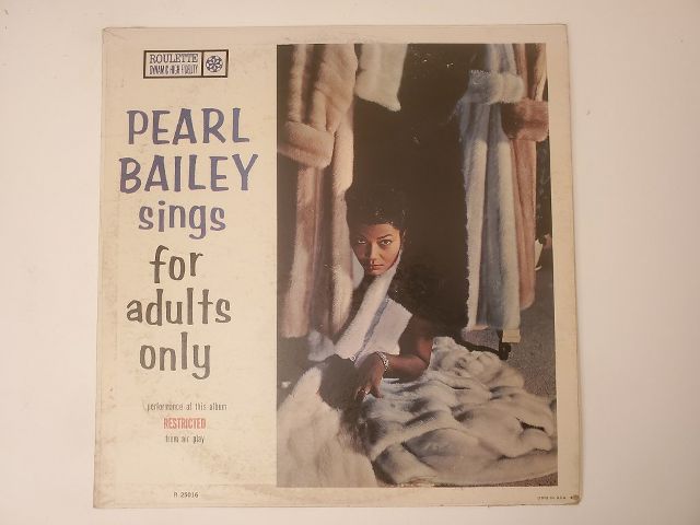Pearl Bailey Pearl Bailey Sings for Adults Only vinyl record