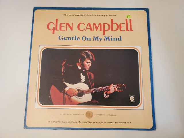 Glen Campbell Gentle On My Mind vinyl record