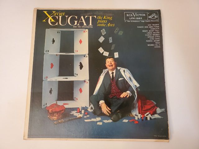 Xavier Cugat and His Orchestra The King Plays Some Aces vinyl record