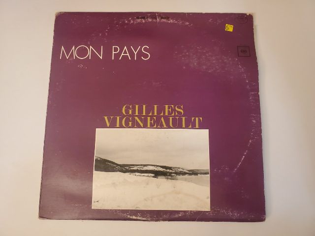 Gilles Vigneault Mon Pays vinyl record