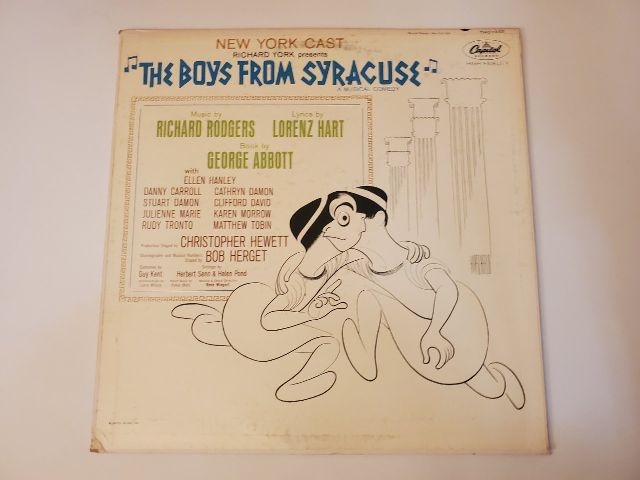 New York Cast The Boys From Syracuse vinyl record