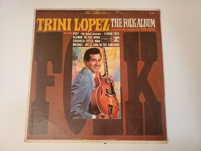 Trini Lopez The Folk Album vinyl record