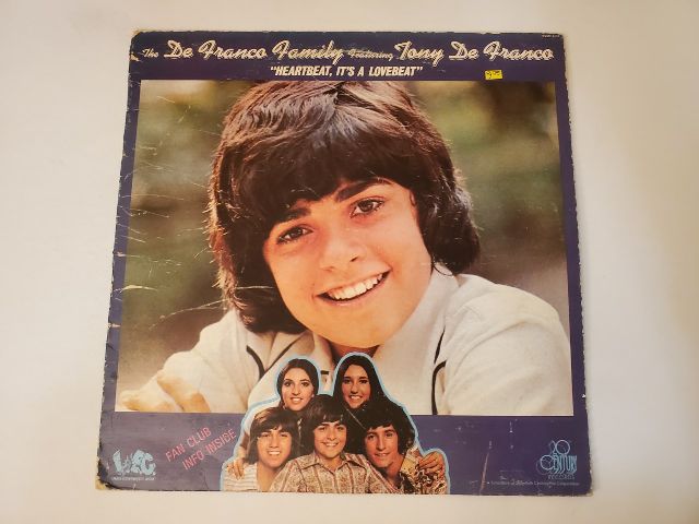 The De Franco Family featuring Tony De Franco Heartbeat, It's a Lovebeat vinyl record
