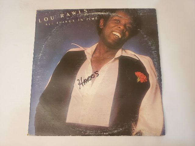 Lou Rawls All Things in Time vinyl record