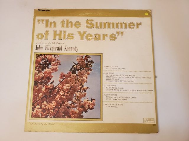 Various Artists In the Summer of His Years vinyl record