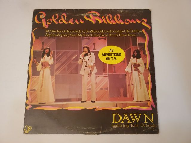 Dawn featuring Tony Orlando Golden Ribbons vinyl record