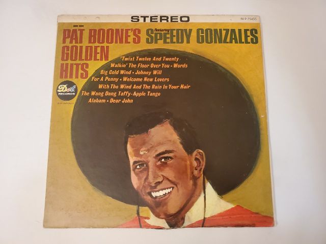 Pat Boone Pat Boone's Golden Hits featuring Speedy Gonzales vinyl record