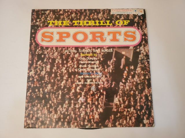 Various Narrators The Thrill of Sports vinyl record