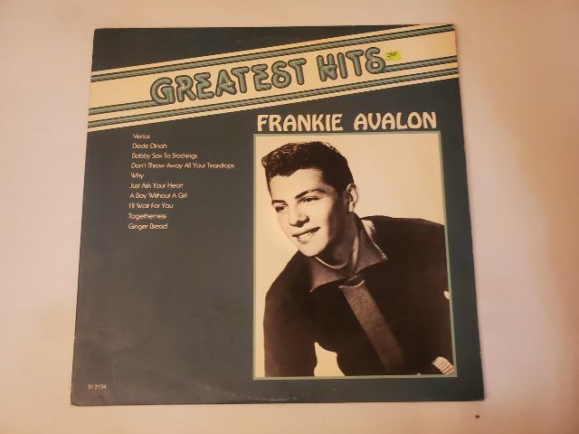 Frankie Avalon Greatest Hits vinyl record