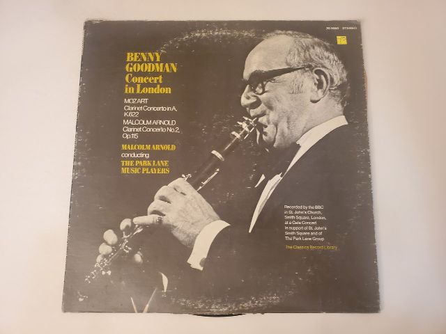 Benny Goodman Concert in London vinyl record