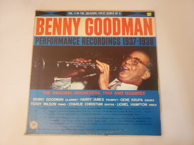 Benny Goodman Performance Recordings 1937-1938 vinyl record