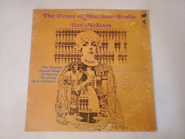Rod McKuen & The Cinema Sound Stage Orchestra The Prime of Miss Jean Brodie (Original Motion Picture Score) vinyl record