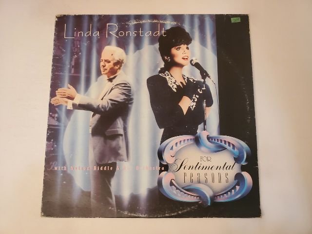 Linda Ronstadt For Sentimental Reasons vinyl record