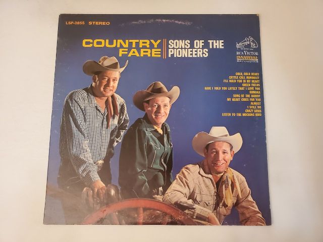 Sons of the Pioneers Country Fare vinyl record