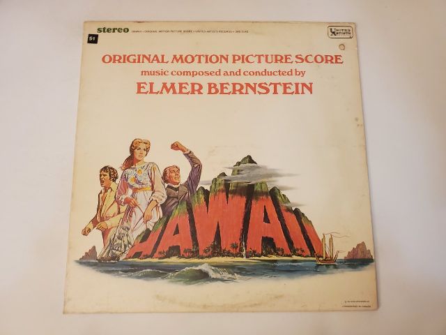 Elmer Bernstein Hawaii: Original Motion Picture Score vinyl record
