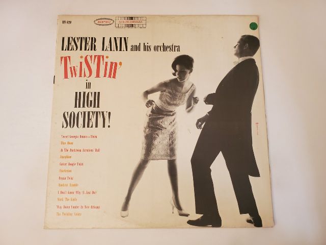 Lester Lanin and His Orchestra Twistin' in High Society vinyl record