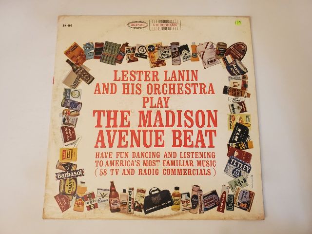 Lester Lanin and His Orchestra Play The Madison Avenue Beat vinyl record