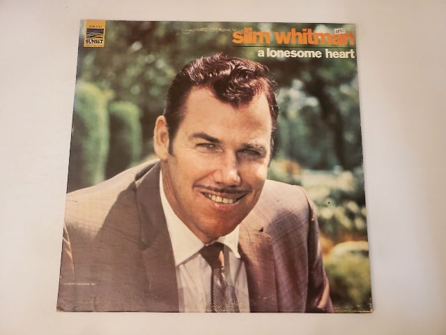 Slim Whitman A Lonesome Heart vinyl record