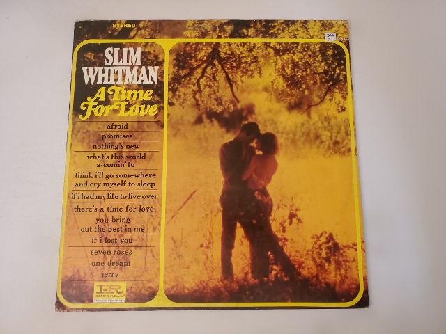 Slim Whitman A Time For Love vinyl record