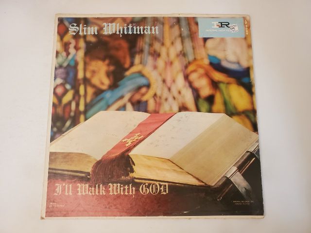 Slim Whitman I'll Walk With God vinyl record