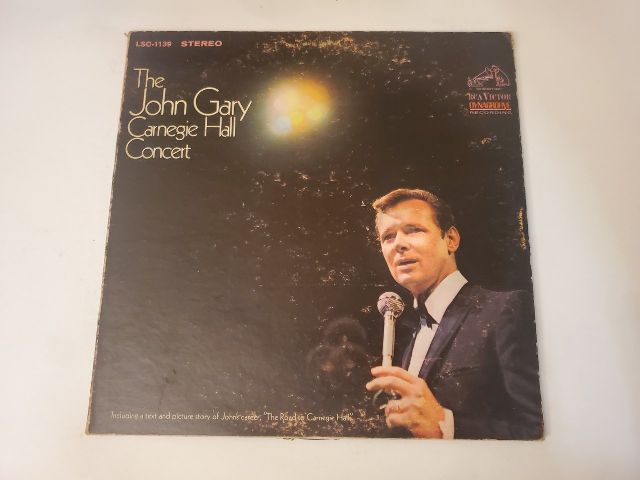 John Gary The John Gary Carnegie Hall Concert vinyl record