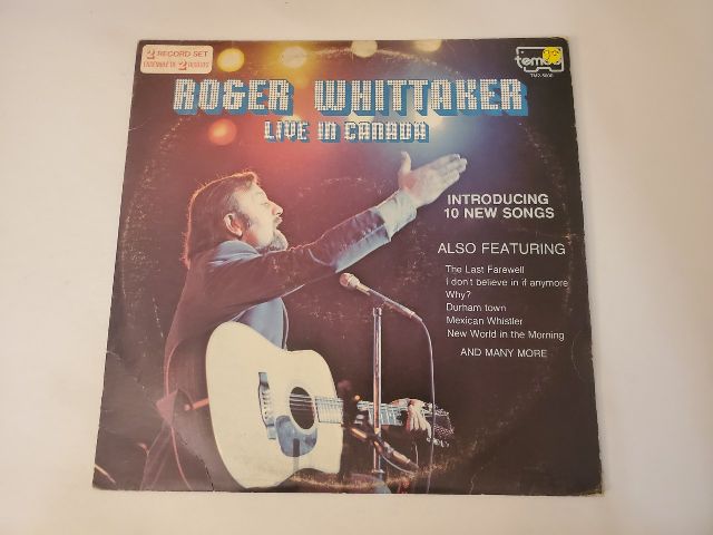 Roger Whittaker Live in Canada vinyl record