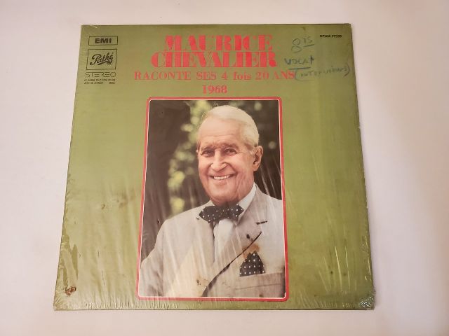 Maurice Chevalier Raconte Ses 4 Fois 20 Ans vinyl record