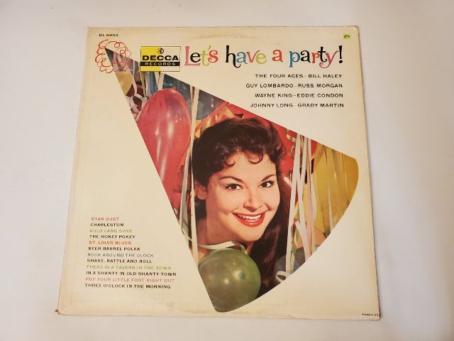 Various Artists (The Four Aces, Bill Haley, Guy Lombardo, Russ Morgan, Wayne King, Eddie Condon, Johnny Long, Grady Martin) Let's Have a Party! vinyl record
