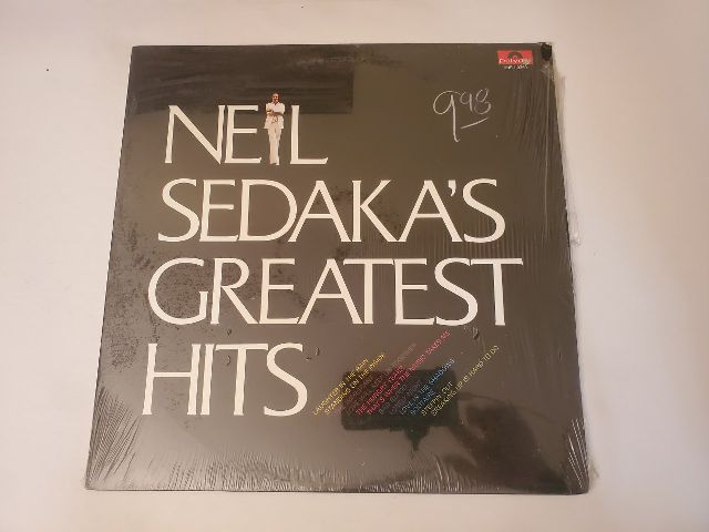 Neil Sedaka Neil Sedaka's Greatest Hits vinyl record
