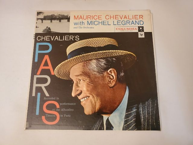 Maurice Chevalier with Michel Legrand and His Orchestra Chevalier's Paris vinyl record
