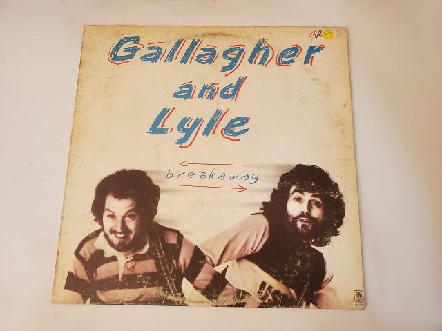 Gallagher and Lyle Breakaway vinyl record
