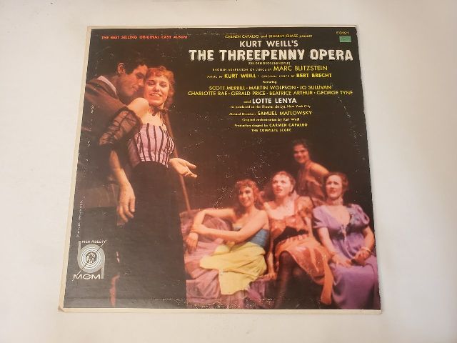 Kurt Weill The Threepenny Opera vinyl record