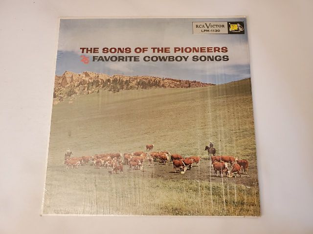 The Sons of the Pioneers 25 Favorite Cowboy Songs vinyl record