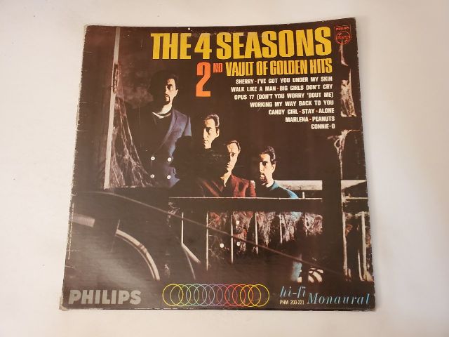 The 4 Seasons 2nd Vault of Golden Hits vinyl record