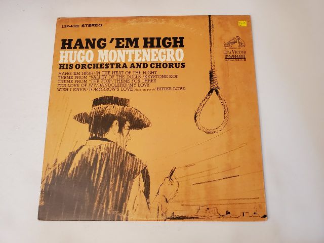 Hugo Montenegro Hang 'Em High vinyl record