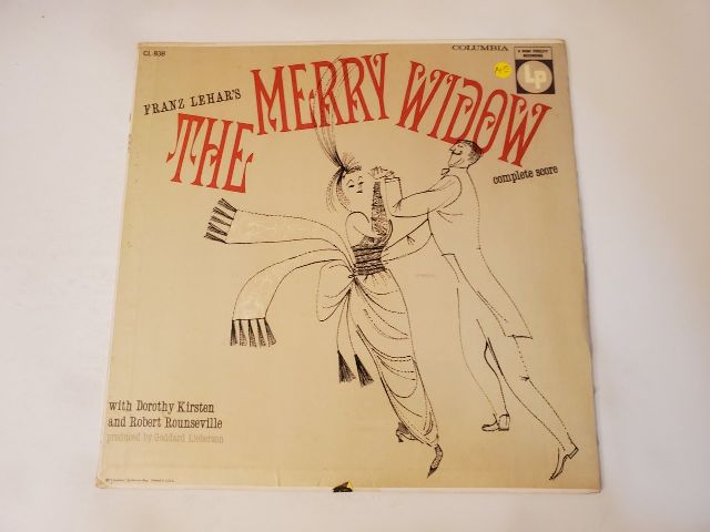Franz Leh?r The Merry Widow - Complete Score vinyl record