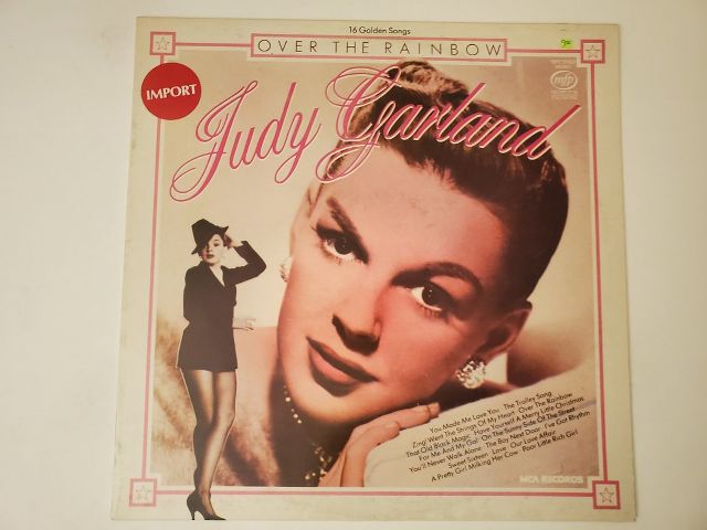 Judy Garland Over the Rainbow vinyl record