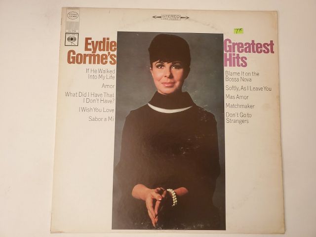 Eydie Gorme Greatest Hits vinyl record