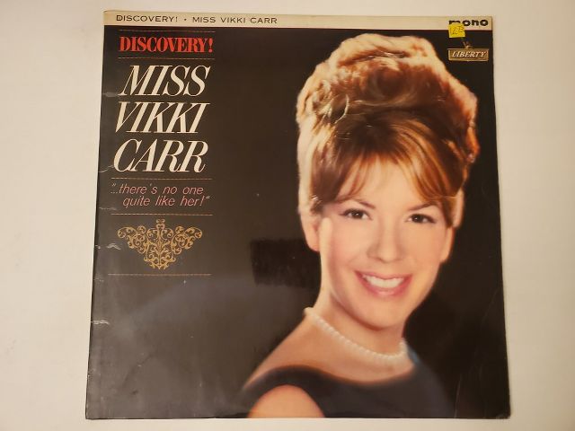 Vikki Carr Discovery! Miss Vikki Carr vinyl record