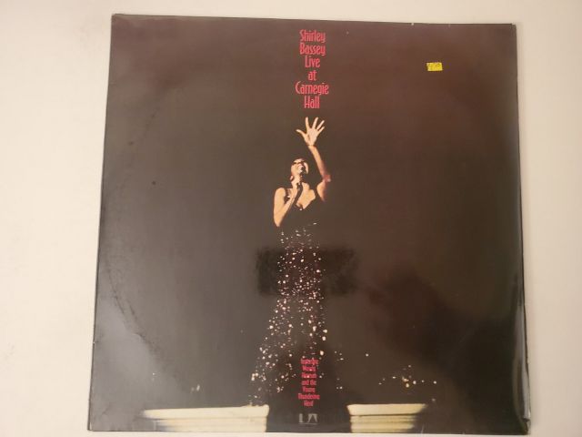 Shirley Bassey Live at Carnegie Hall vinyl record