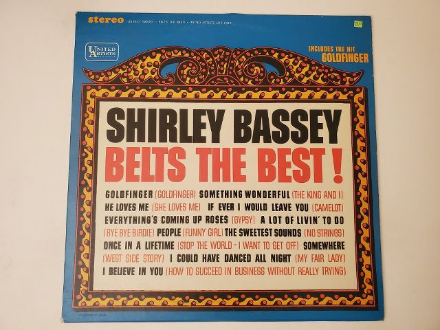 Shirley Bassey Belts the Best! vinyl record