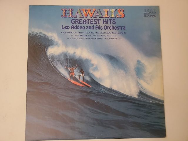 Leo Addeo and His Orchestra Hawaii's Greatest Hits vinyl record