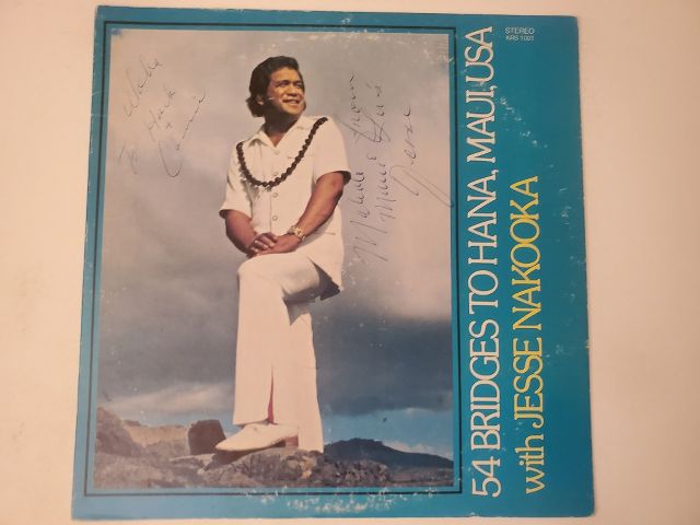 Jesse Nakooka 54 Bridges to Hana, Maui, USA vinyl record