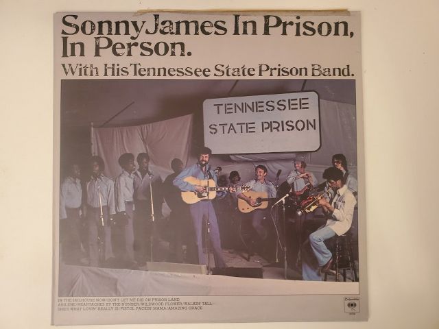 Sonny James In Prison, In Person vinyl record