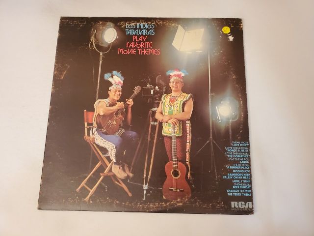 Los Indios Tabajaras Play Favorite Movie Themes vinyl record
