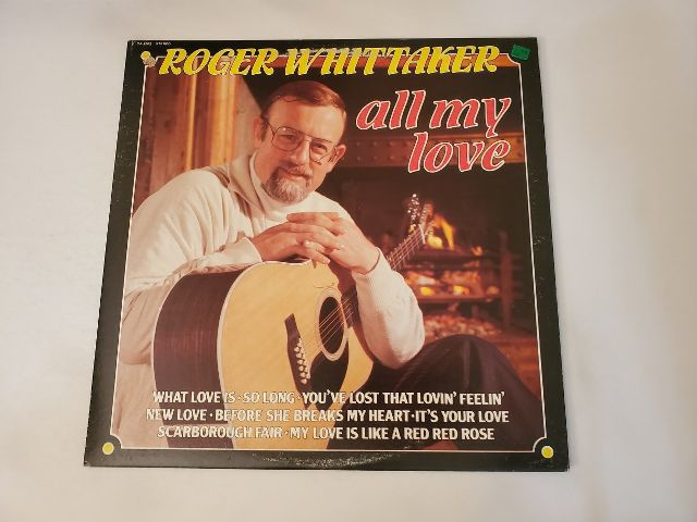 Roger Whittaker All My Love vinyl record