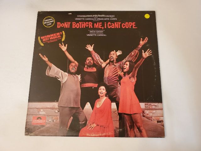 Vinnette Carroll's Urban Arts Corps Don't Bother Me, I Can't Cope vinyl record