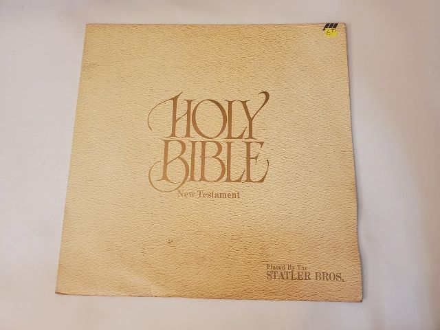 Statler Bros. Holy Bible New Testament vinyl record