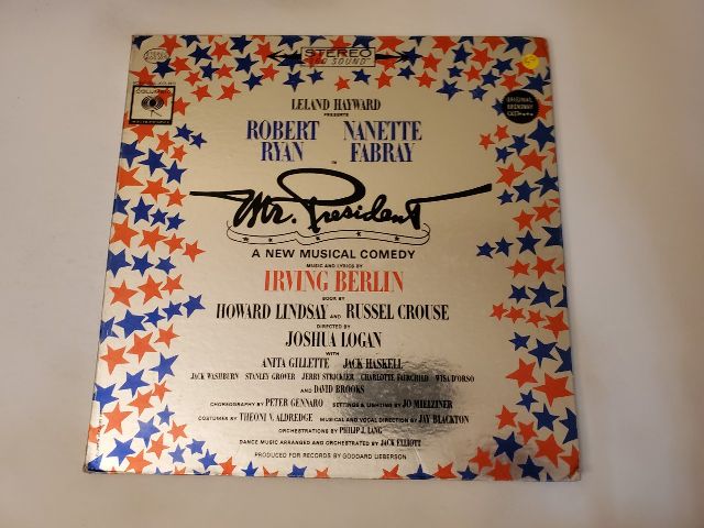 Irving Berlin Mr. President: A New Musical Comedy vinyl record